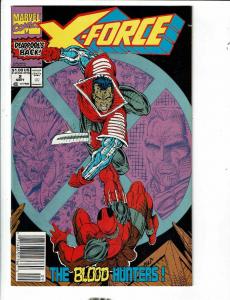 X-Force # 2 VF Marvel Comic Book 2nd Deadpool Appearance Cable X-Men X-Force RJ7