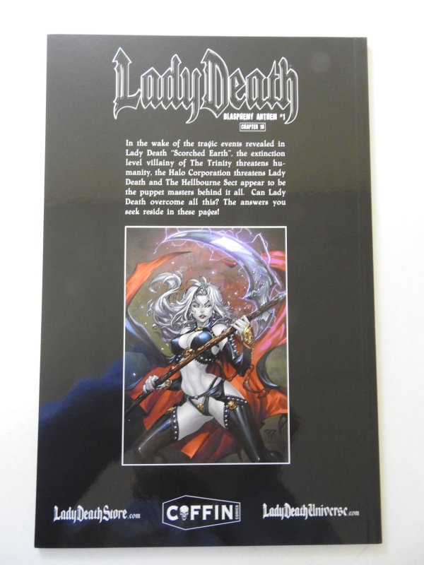 Lady Death: Blasphemy Anthem #1 Naughty Edition (2019) Signed W/ Cert!