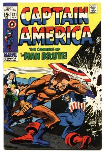 Captain America #121 comic book 1970- Gene Colan- Nick Fury- Marvel- VG/FN 