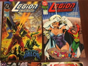 Lot of 6 Legion of Super-Heroes DC Comic Books # 58 60 61 ANNUAL # 1 2 3 YY13