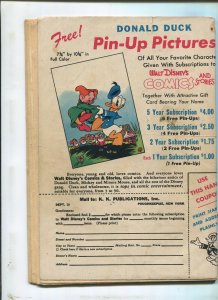 WALT DISNEY'S COMICS AND STORIES #73 (4.0) BARKS ART!