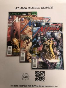 3 DC Comic Books Action Comics #15 16 17 Batman  Superman 132 KE1