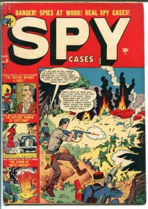 Spy Cases #6 1951-Atlas-Joe Maneely-fireworks thru the mail ad-VG+ 