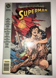 The Death of Superman DC Comics 1993 1st Print!  Great Condition! Newsstand