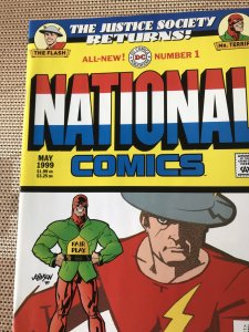 NATIONAL COMICS #1 : DC 5/99 VF+; JSA, Golden Age Flash & Mr. Terrific