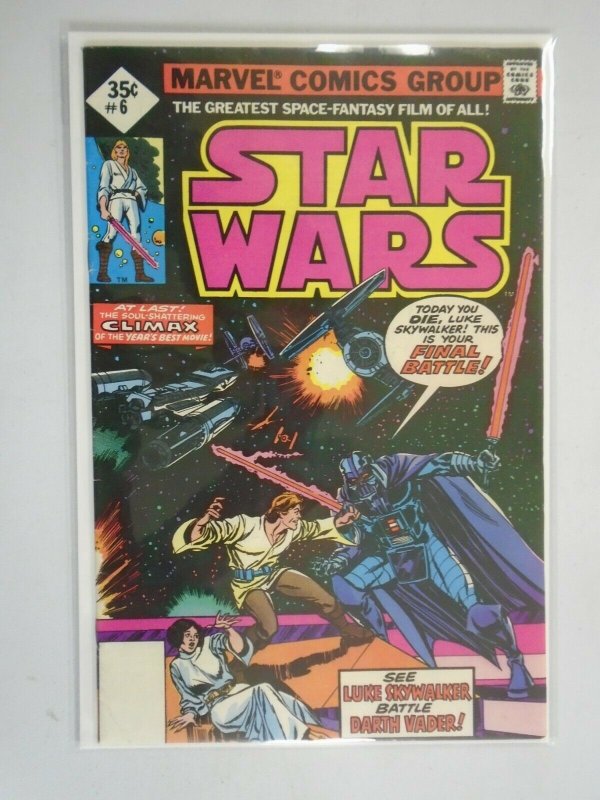 Star Wars #6 Direct edition 4.0 VG (1977 Marvel 1st Printing)