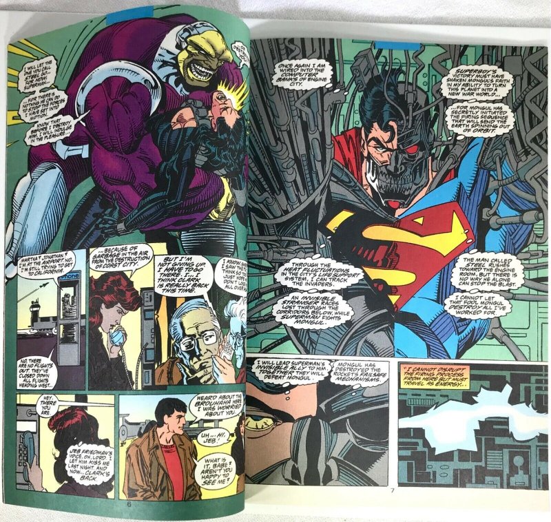 SUPERMAN THE MAN OF STEEL Comic Issue 26 -  1993 DC Universe — Flat Rate Ship