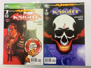 Flashpoint Batman Knight Of Vengeance #1 + #2 Thomas Wayne 2011 DC Comics NM SET