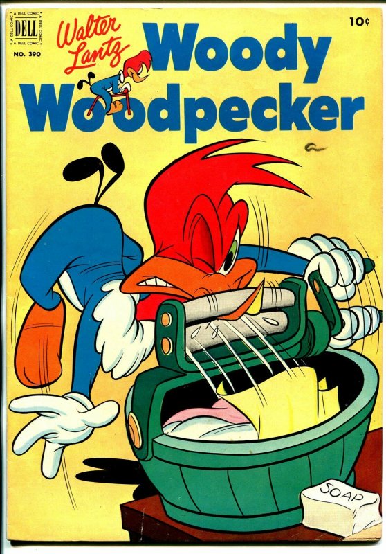 Woody Woodpecker-Four Color Comics #390 1952-Dell-Walter Lantz-VG