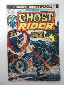 Ghost Rider #5  (1974) VG Condition! MVS intact!