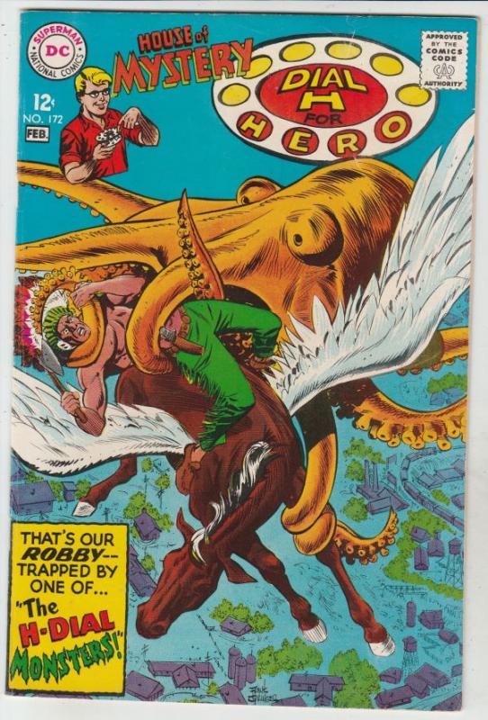 House of Mystery #172 (Feb-68) VF/NM High-Grade Martian Manhunter, Dial H. fo...