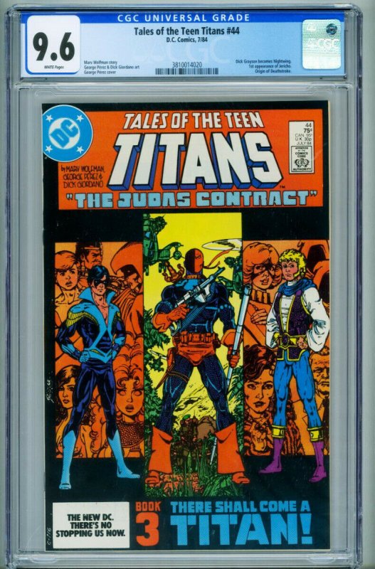 TALES OF THE TEEN TITANS #44 CGC 9.6 1st NIGHTWING 3810014020