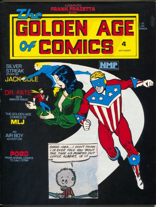 Golden Age Of Comics #4 MLJ Superheroes-Jack Cole-Pogo-Airboy-Silver Streak-VF