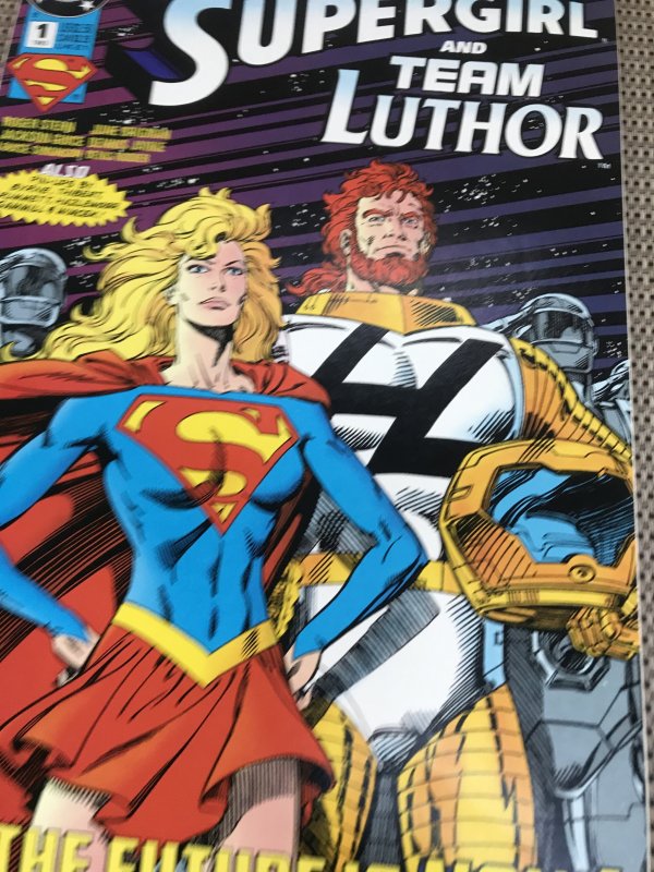 Supergirl and Team Luthor #1 : DC 1993 one shot NM-; future Lex, Space, pin-ups