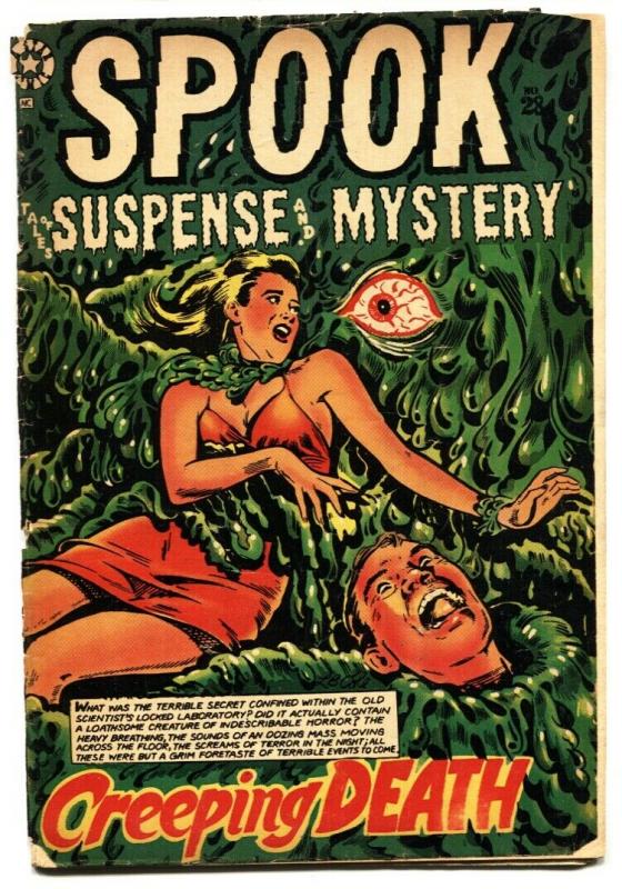 SPOOK #28-1954-STAR-LB COLE-EYEBALL HORROR-RULAH-GOOD GIRL ART