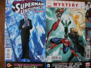 6 Comic: SUPERMAN UNCHAINED #4 ULT. MYSTERY #1 PUMPKIN #3 PANDORA #14 SAMSON #4