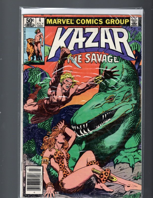 Ka-Zar the Savage #4, 29 (1981) + 1 & 2 from '97