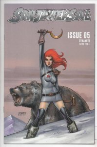 SONJAVERSAL #5 B, NM, Femme fatale, Linsner, Red Sonja, 2021, more in store