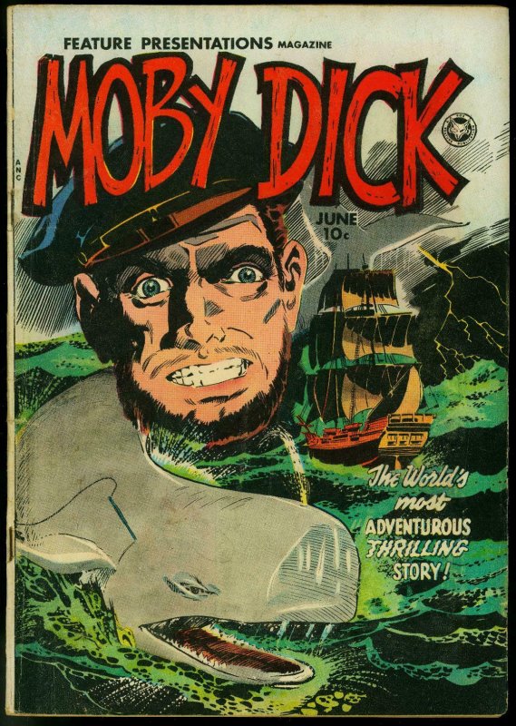 Moby Dick - Feature Presentations #6 1950 - Wally Wood cover VG 