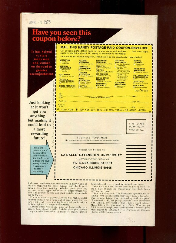 TOMB OF DRACULA #34 - J. JONAH MVS  (7.0) 1975