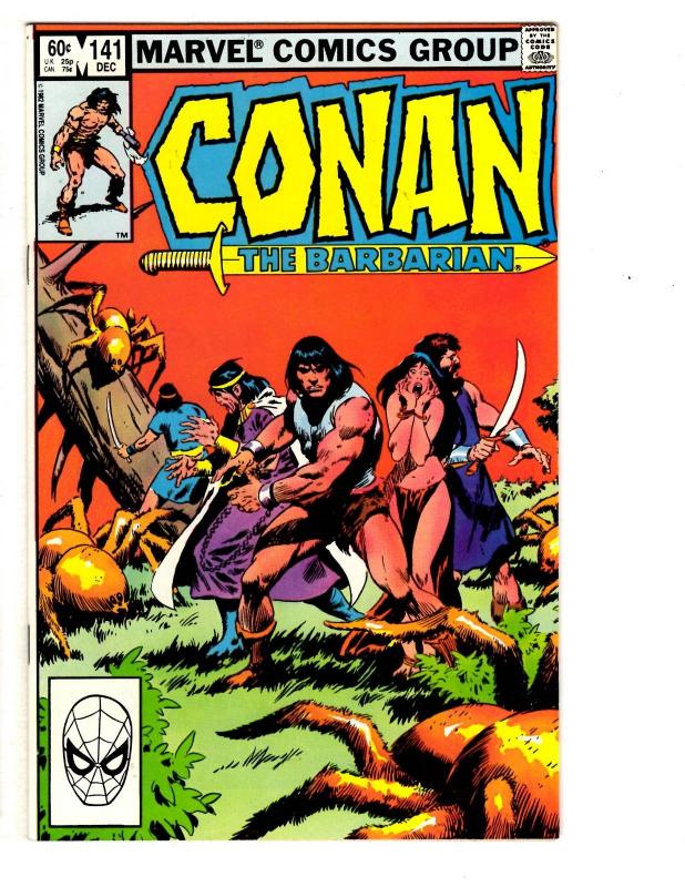 Lot Of 2 Conan the Barbarian Marvel Comics# 140 141 Red Sonja King Kull CB5