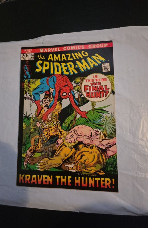 The Amazing Spider-Man #104 (1972)is this the final hunt.kane/simek