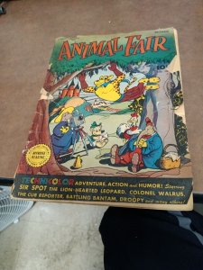 Animal Fair #10 1946-Fawcett Funny Animal comics golden age precode cartoon book