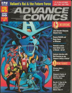 Advance Comics #50 ORIGINAL Vintage 1993 Capital City Rai Future Force