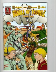 Lot Of 9 Bundle Of Trouble Comic Books # 1 2 3 4 5 6 7 8 9 Knights Dinner Ta GB4