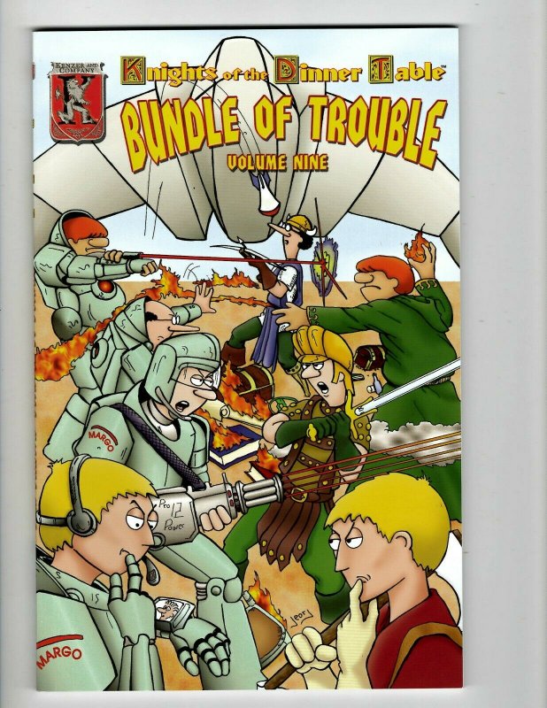 Lot Of 9 Bundle Of Trouble Comic Books # 1 2 3 4 5 6 7 8 9 Knights Dinner Ta GB4