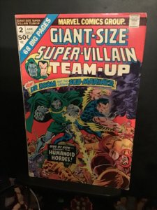 Giant-Size Super-Villain Team-Up #2 (1975). High-grade Doom, Submariner key! VF+