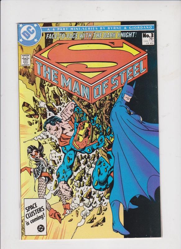 SUPERMAN THE MAN OF STEEL LOT OT 7  V1 #1 THRU 6 + COLLECTORS EDITION 1986