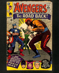 Avengers #22 Captain America Scarlet Witch Power Man!