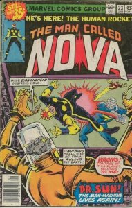 Nova #23 ORIGINAL Vintage 1979 Marvel Comics Dr Sun