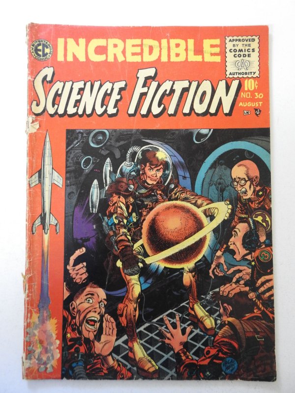 Incredible Science Fiction #30 (1955) GD Condition see desc