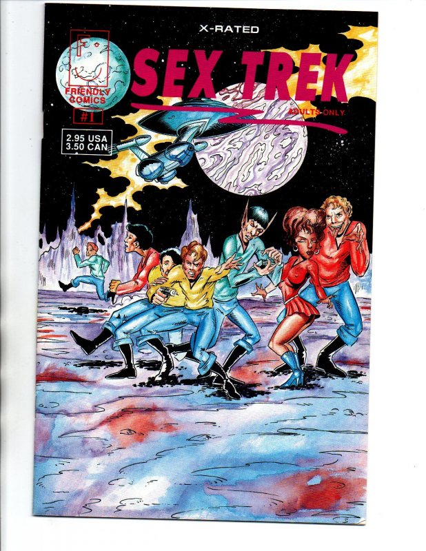 Cartoon Porn Star Trek - Sex Trek #1 - Star Trek Parody - Friendly Comics - 1992 - VF/NM | Comic  Books - Modern Age, Adult / HipComic