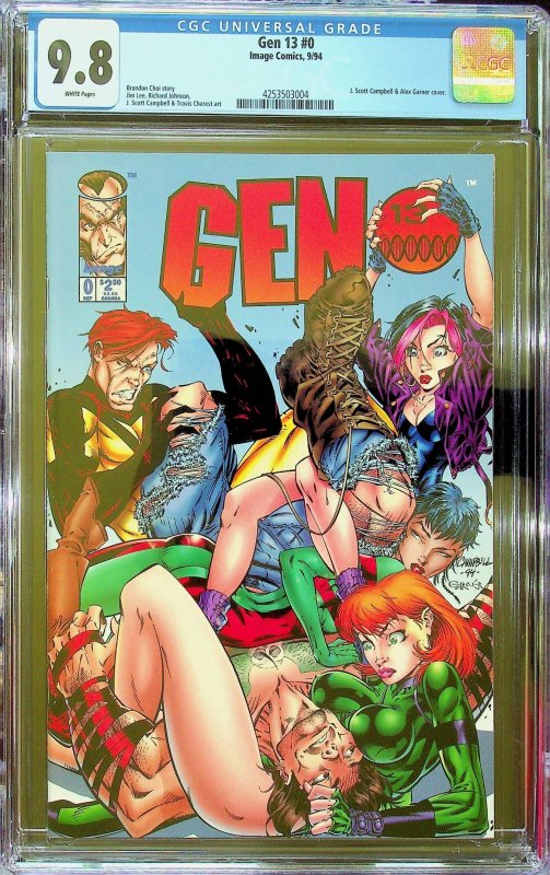 Gen 13 #0 (1994) - CGC 9.8 - Cert#4253503004