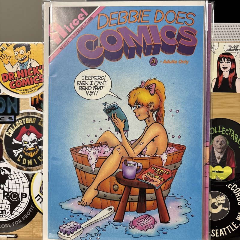 Debbie Does Comics Complete Set 1-3 Aircel Comics Malibu Comics 1992 VF/NM