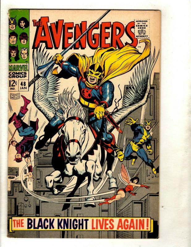 Avengers # 48 VF- Marvel Comic Book Hulk Thor Iron Man Captain America GK2