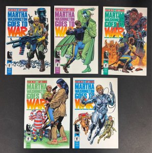 Martha Washington Goes to War (1994) #'s 1 2 3 4 5 Complete NM (9.4) Set