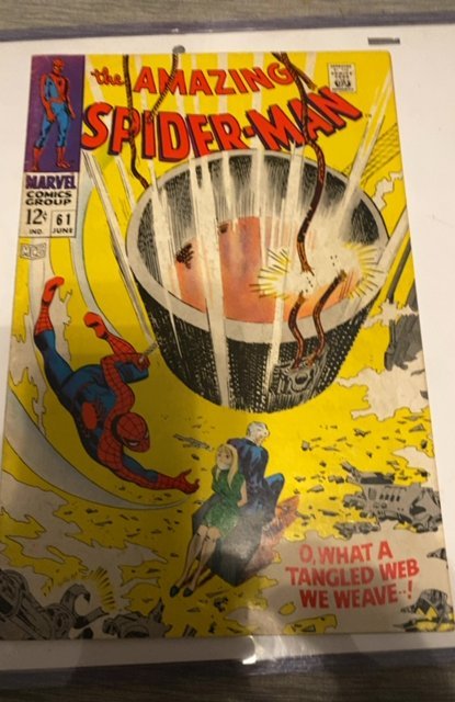 Amazing Spider-Man #61 first Gwen Stacy cover