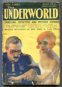 Underworld #1 May 1927 RARE earliest CRIME PULP-The Spider!