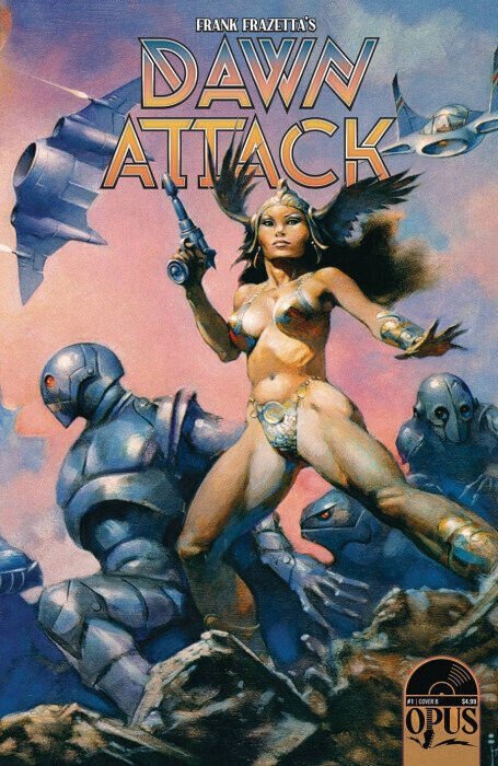 Frank Frazettas Dawn Attack #1 Frazetta Variant Opus Comics 2023