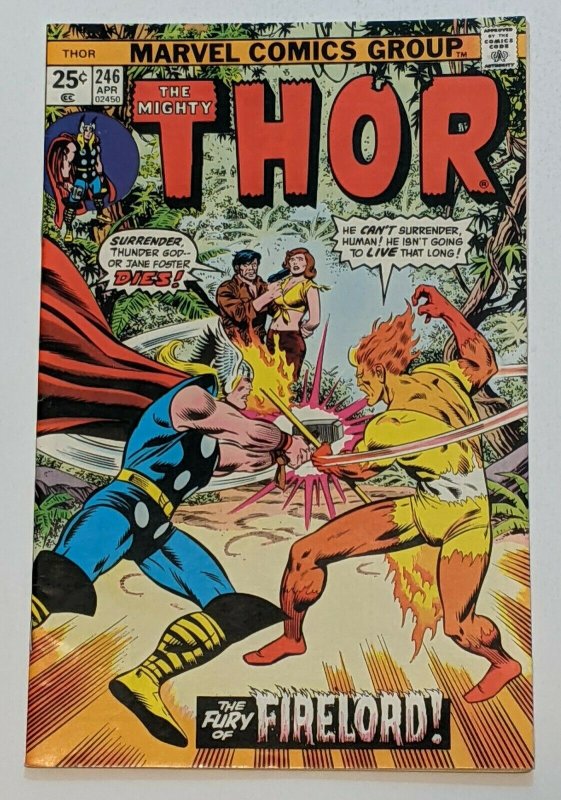 Thor 246 Apr 1976 Marvel VF- 7.5 Firelord appearance