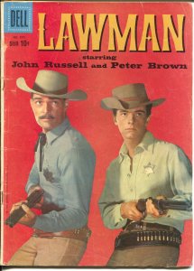 Lawman-Four Color Comics #970 1959-Dell-1st issue-Peter Brown-John Russell-VG