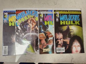 Wolverine Hulk #1 ,2 ,3 & 4Marvel Knights Sam Kieth! COMPLETE SET