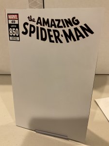 Amazing Spider-Man #49 (Legacy #850)  Blank Variant!