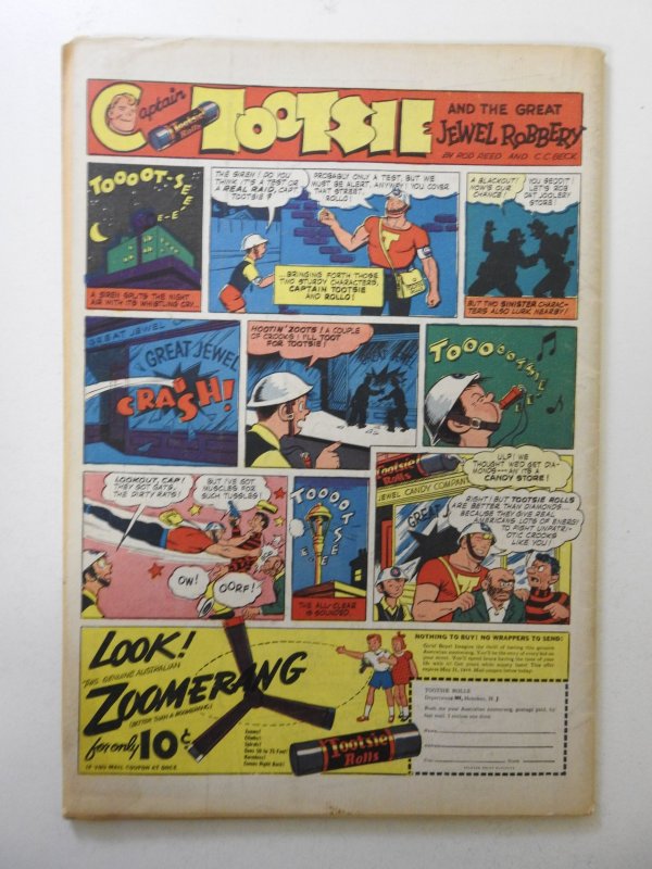 Magic Comics #50 (1943) VG+ Condition moisture stain, manufactured w/ 1 staple