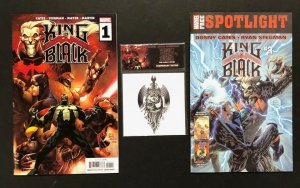 King In Black (2021) #1 Secret Thing Variant + Spotlight + Temporary Tattoo Lot