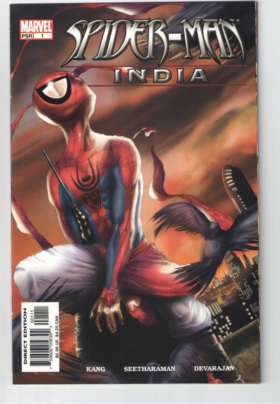 SPIDERMAN INDIA 1-4 NM UNREAD 9.4-9.8;IN SPIDERVERSE 2.